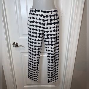 Lucy Paris White & Black Pants NWOT